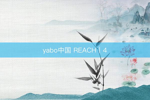 yabo中国 REACH丨4